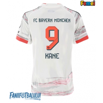 Bayern Munich Harry Kane #9 Tricou Fotbal Replică 2025-26 Femei Deplasare